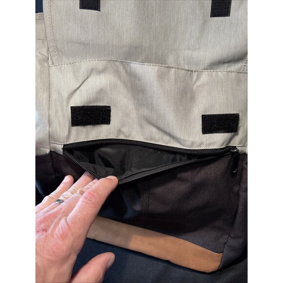 New Orvilly Laptop Tote Backpack Purse for Women Light & Dark Gray Great Bag - Picture 8 of 16